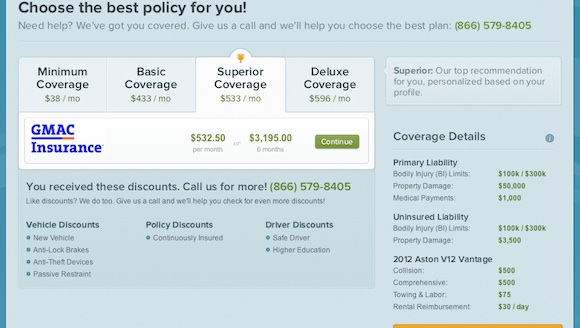 Austin Martin Insurance