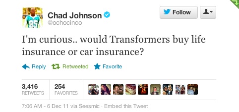 Annoying insurance tweet