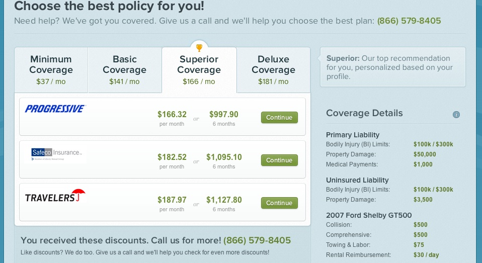 Car insurance quote